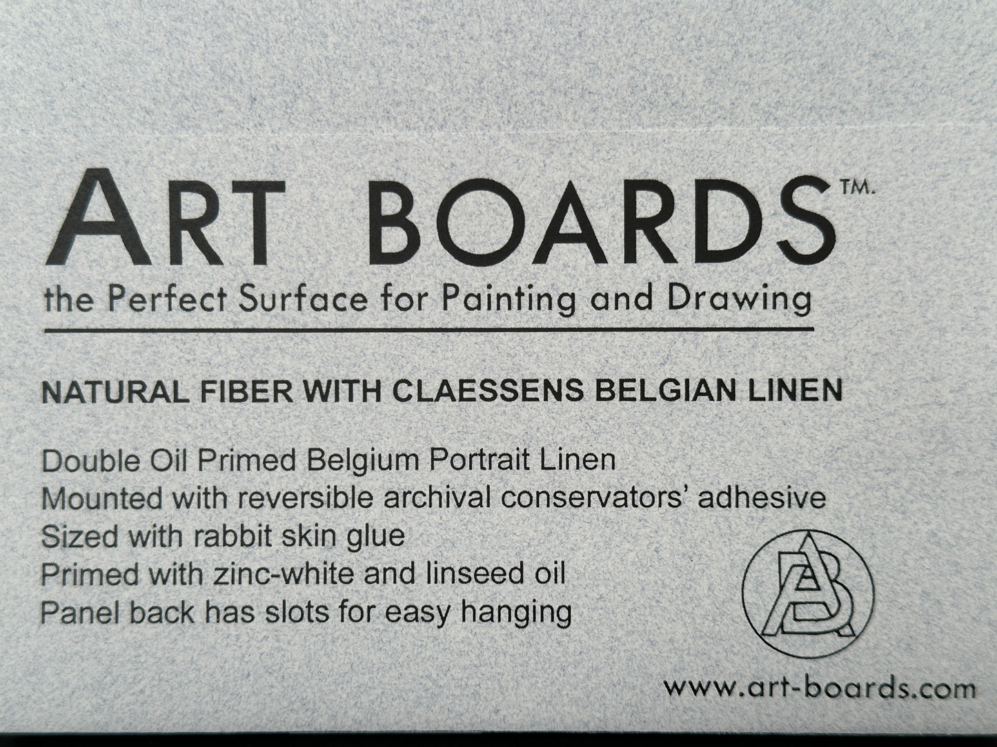 12 X 12 - Oil Primed Linen - Archival Artist Panels