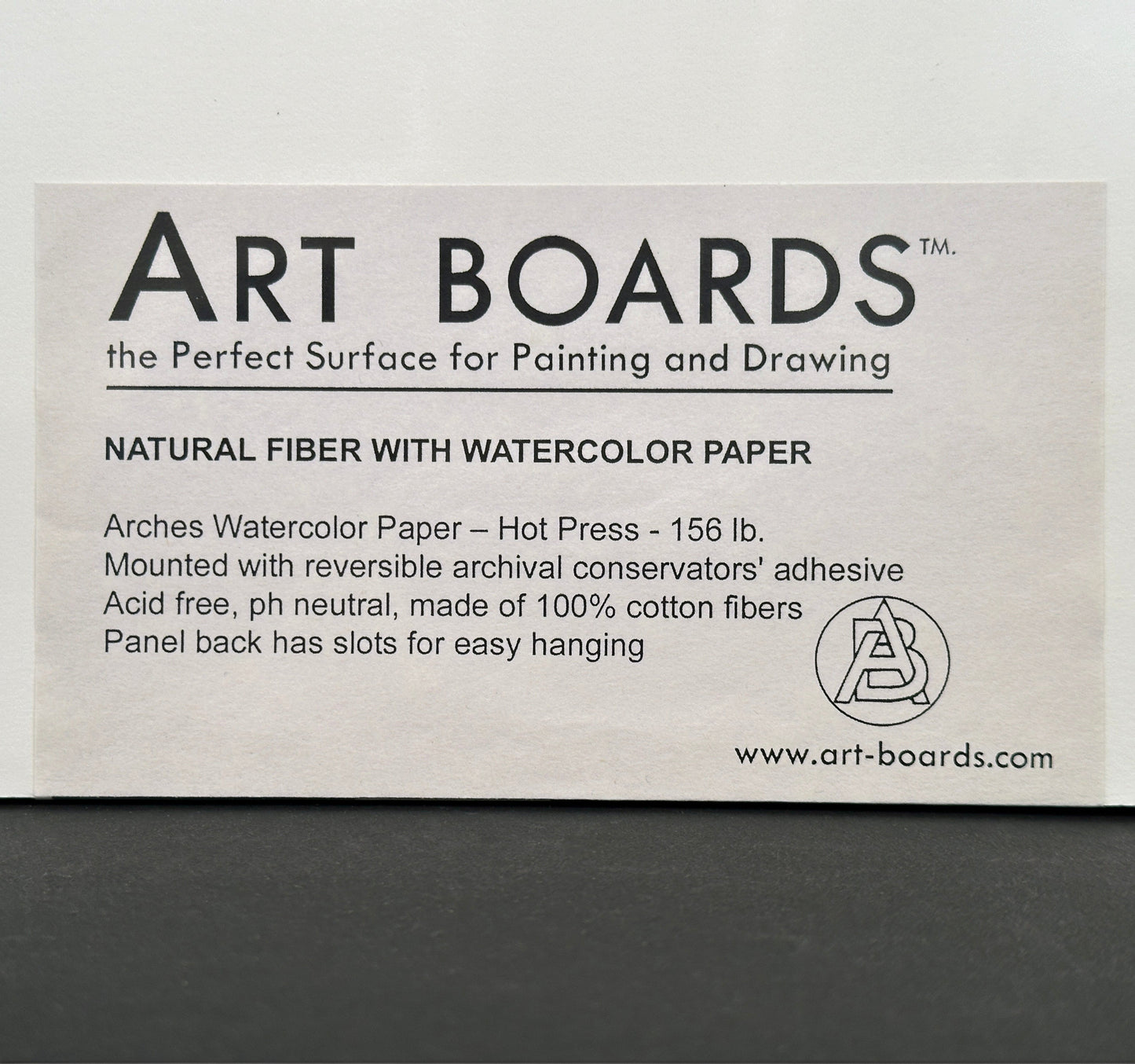 18 x 24 Hot Press Paper Mounted Artist Panel by Art Boards™