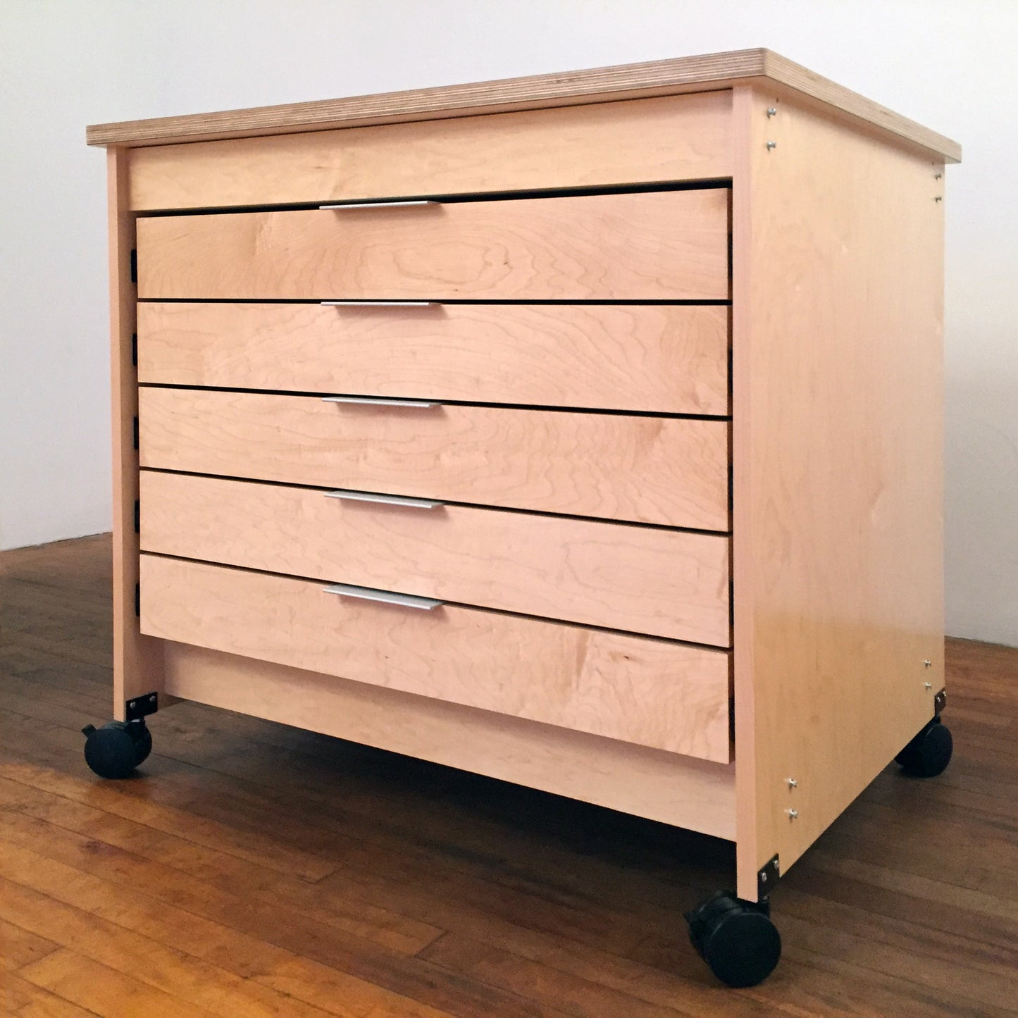 Five-Drawer Art Storage Flat File