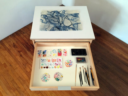Five-Drawer Art Storage Flat File