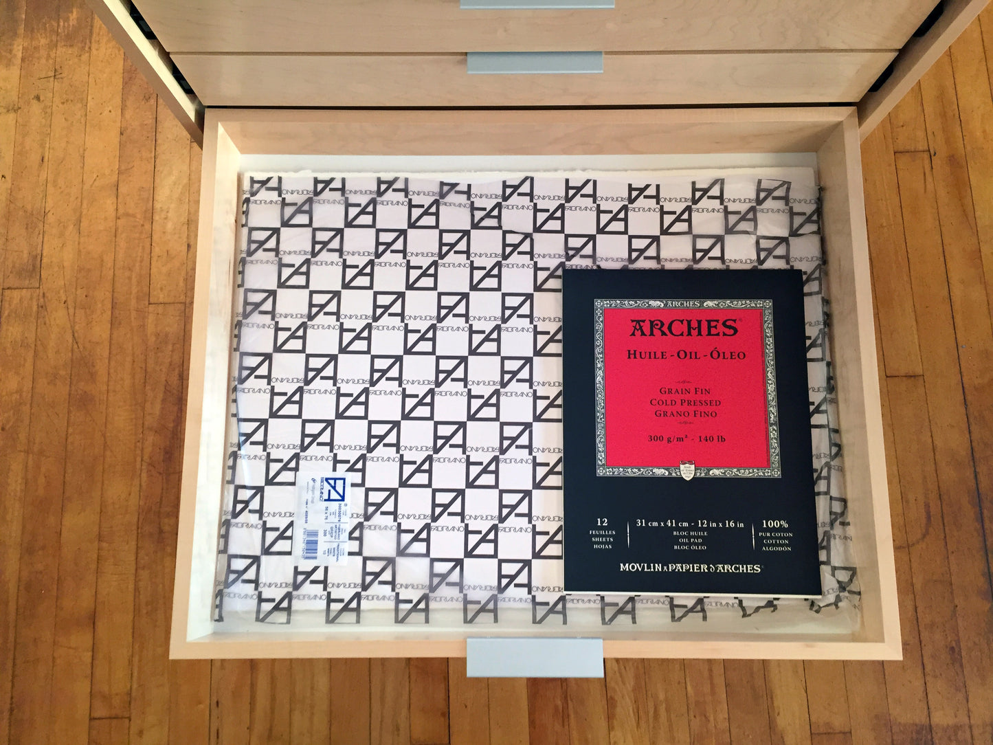 Five-Drawer Art Storage Flat File
