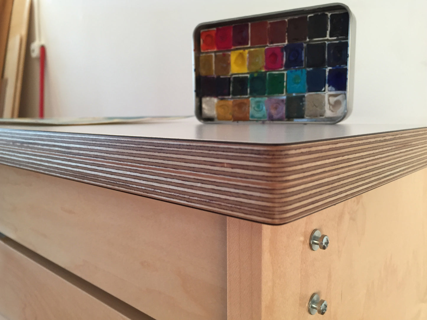 Five-Drawer Art Storage Flat File
