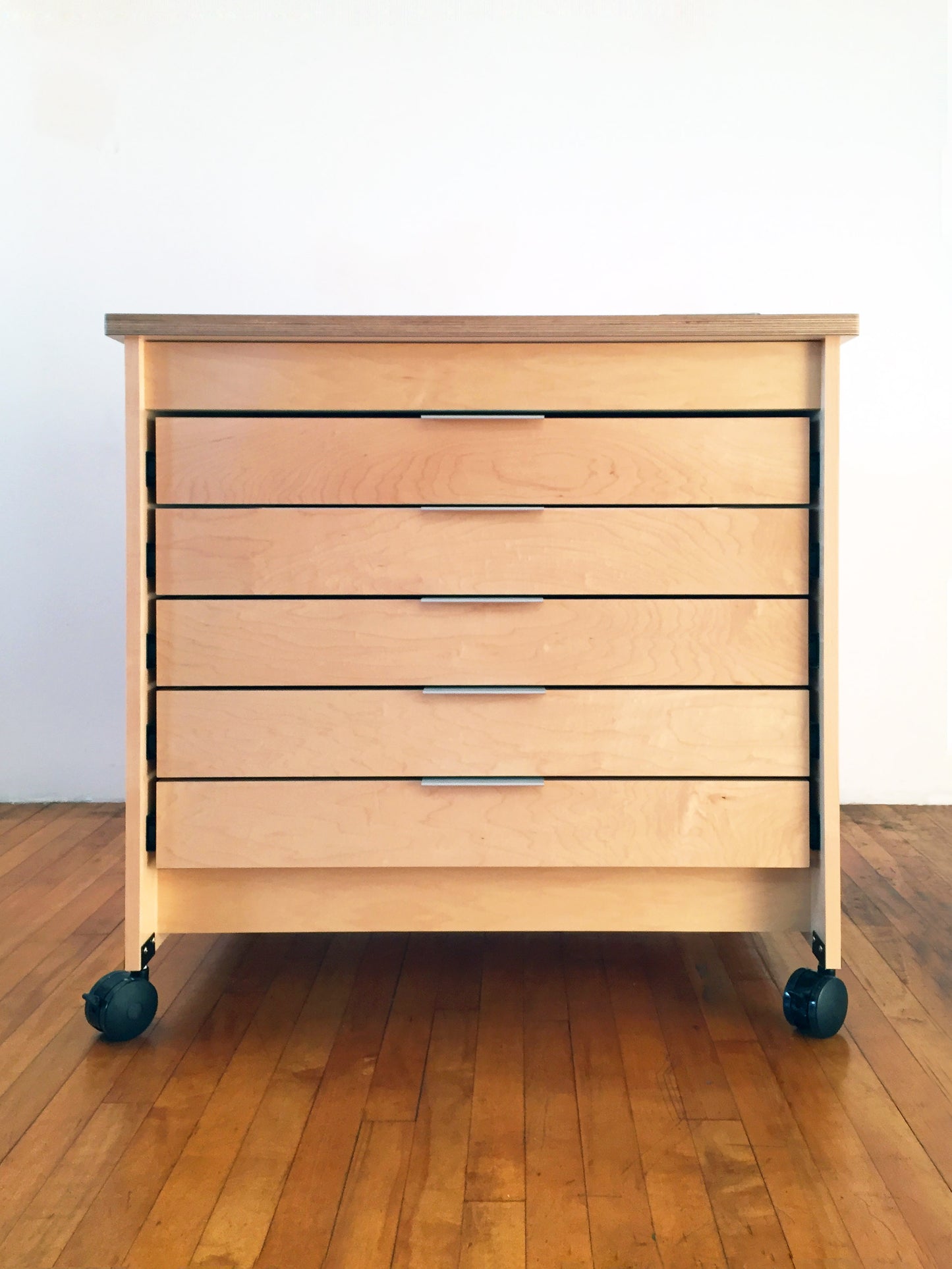 Five-Drawer Art Storage Flat File