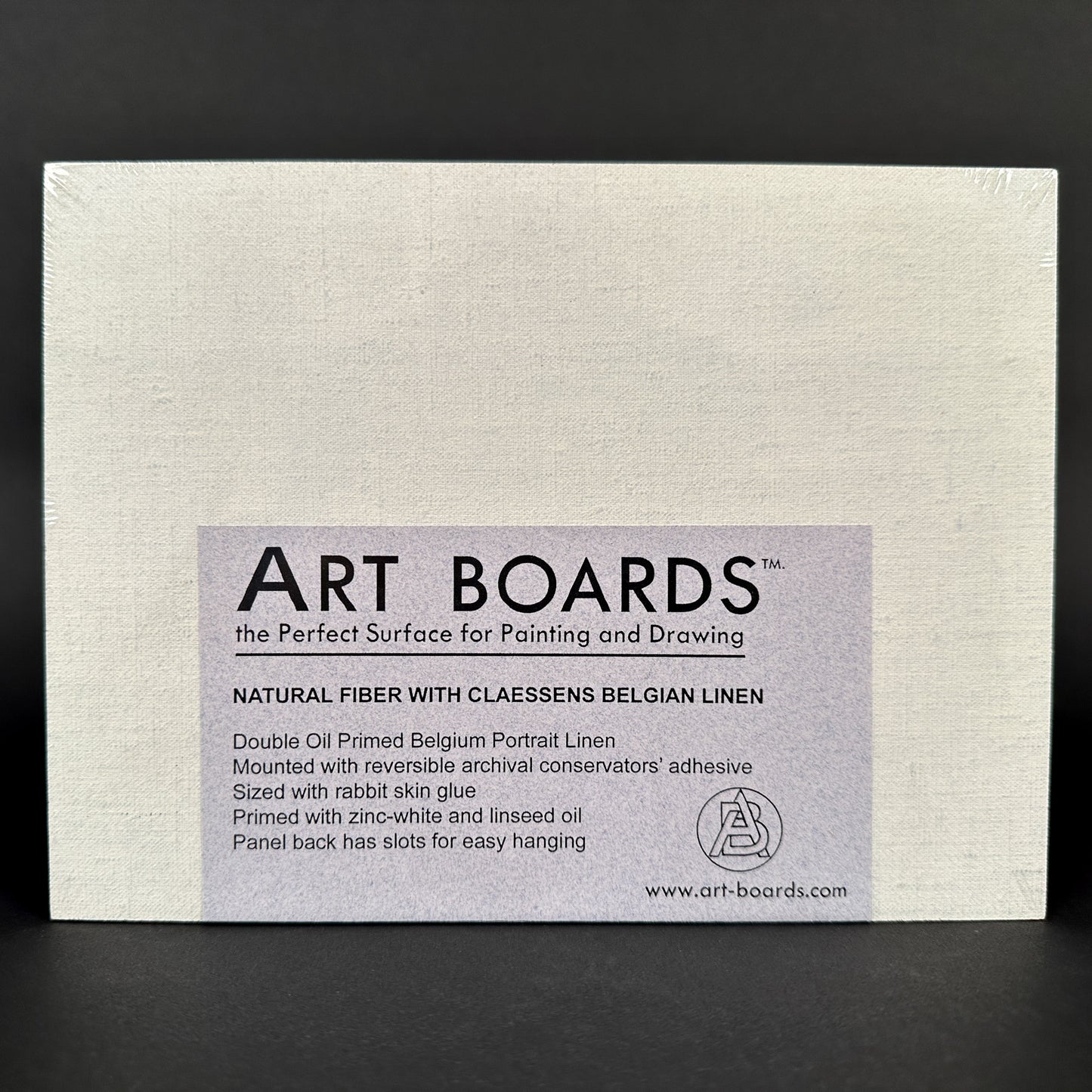 Archival Art Board Mounted with Oil Primed Linen, by Art Boards.