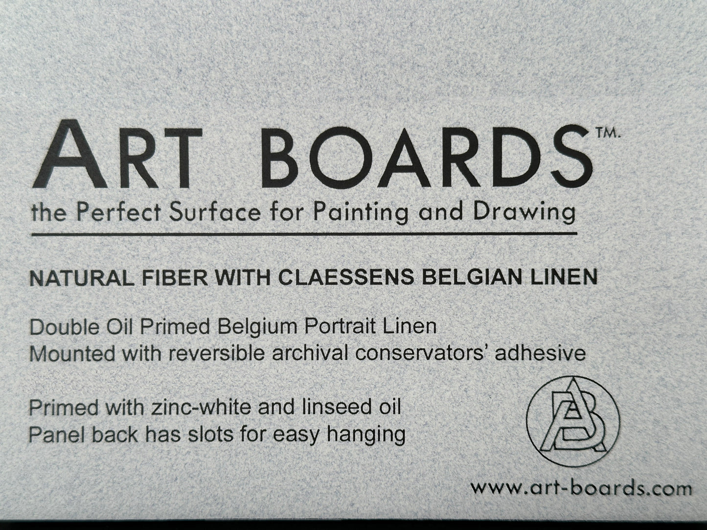 12 X 24  - Oil Primed  Linen -