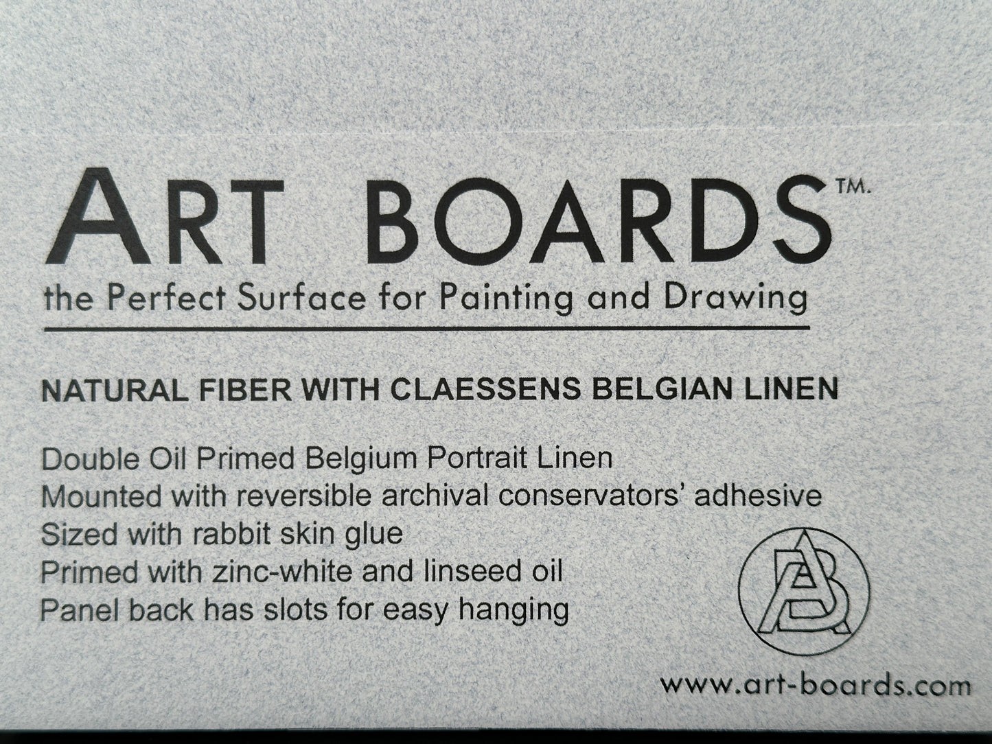 12 X 16  - Oil Primed  Linen -