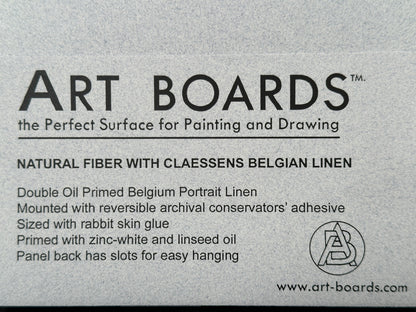 9 X 12  - Oil Primed  Linen - Archival Artist Panels